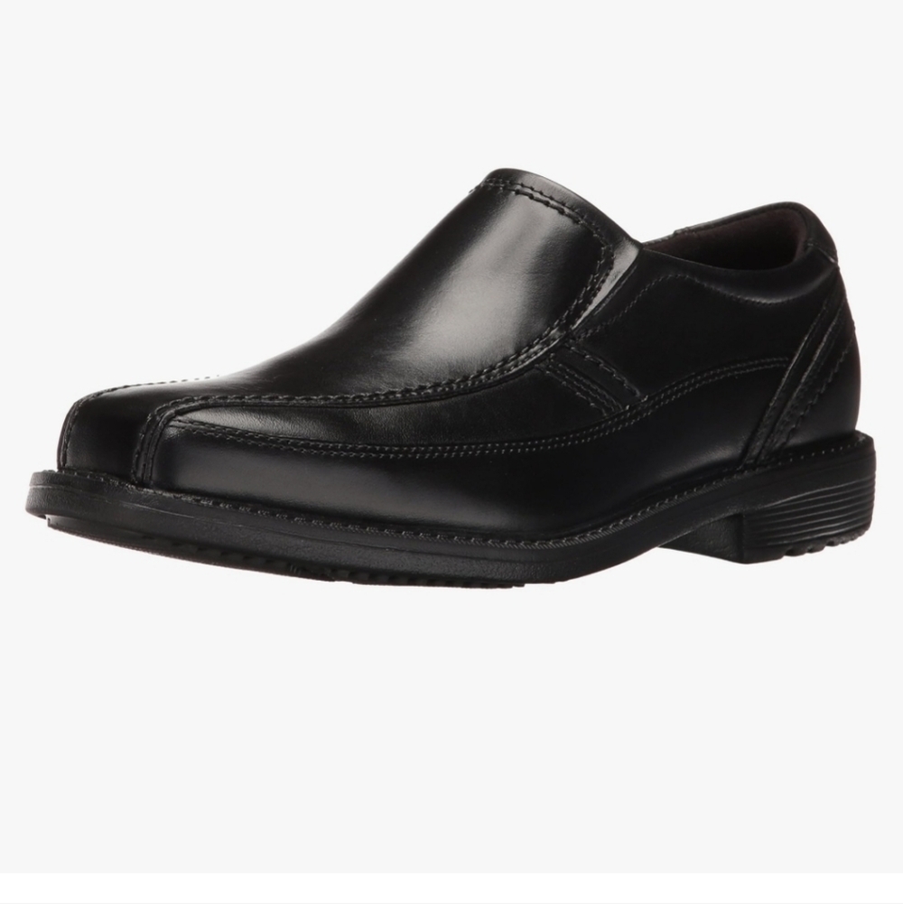 Rockport Classic Tradition Bike Toe Slip-On Black Mens Size 13 A13019